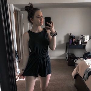 3+ Bundle 50% Off - Grey Romper with Open Back